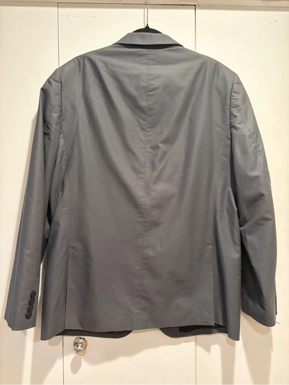 Full 2 Piece Suit J.CREW Men's Gray 100% Cotton 44R 34W 32L Thompson